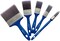 5 PCS Professional Paint Brush Set – Tapered Trim Brushes for Walls & Cabinets
